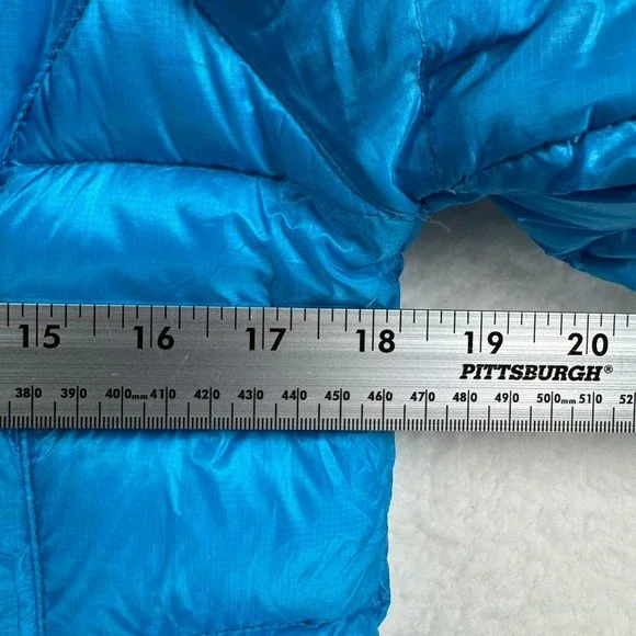 L.L.Bean Jacket Womens Small Blue Ultralight 850 DownTek Pertex Puffer Coat - Picture 7 of 8